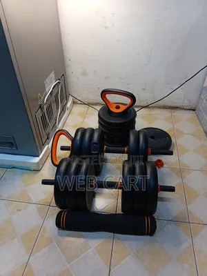 50kg Adjustable 6-in-1 Kettlebell Set