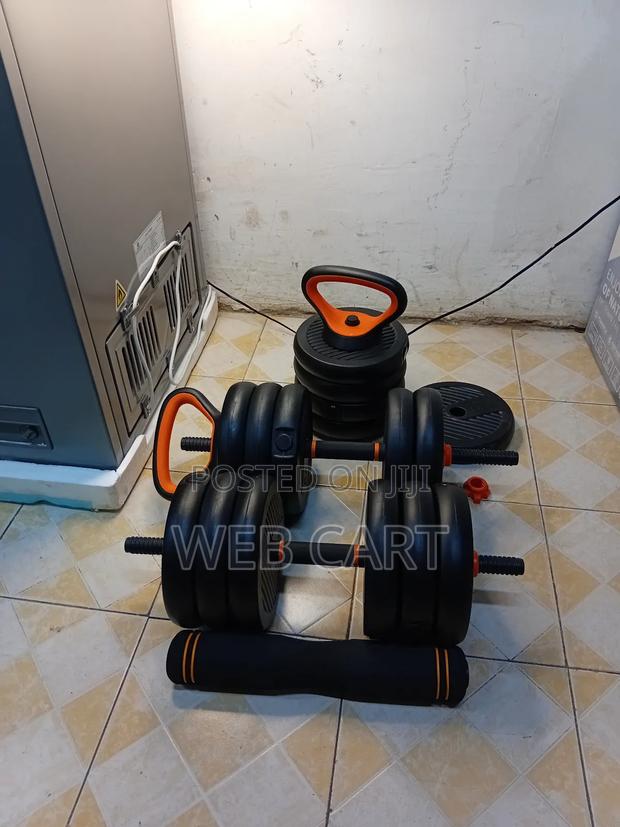50kg Adjustable 6-in-1 Kettlebell Set