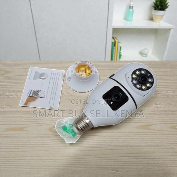 Panoramic V380 Pro 1080p 2mp PTZ Dual Lens Wifi Bulb Camera