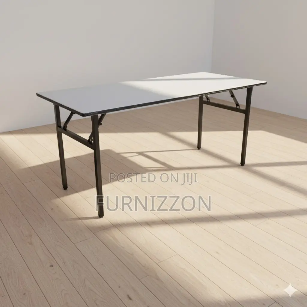 Heavy Duty 1.8m X 0.6m Wooden Rectangular Folding Table