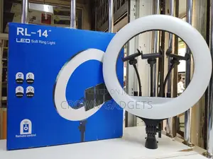 14 Inch Rl-14 Led Ring Light Kit With Stand Remote
