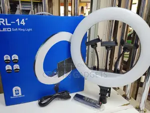 Adjustable Rl-14 Ring Light for Makeup, Video Streaming