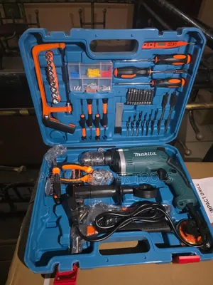 Makita Corded Drill With Toolset Complete