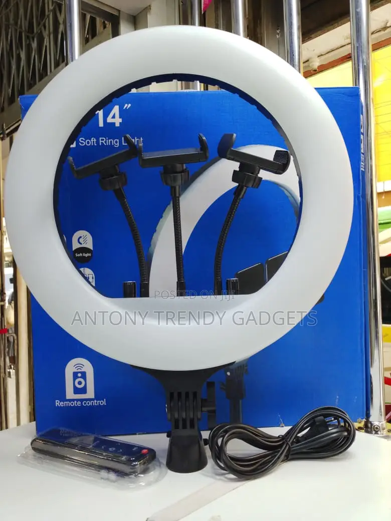 14-inch Led Ring Light With Phone Holder & Stand