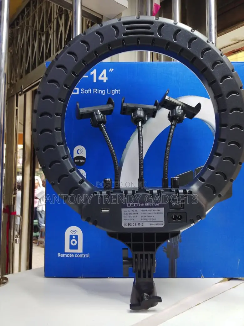 Streaming & Photography Ring Light Rl-14 With Remote