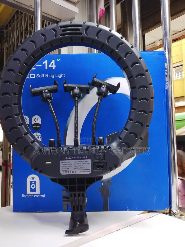 Streaming & Photography Ring Light Rl-14 With Remote