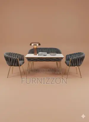 Quality Marble Dining Set With Soft Padded Seats