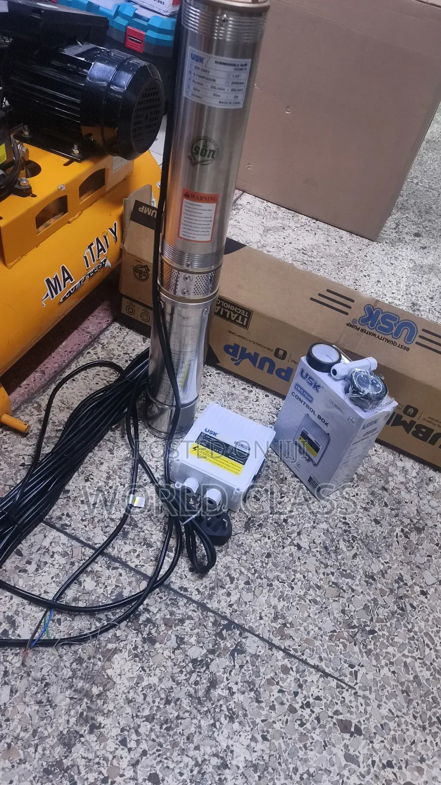 Best Usk 0.75hp Submersible Water Pump Electric
