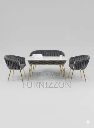 Elegant Two Seater Marble Dining Set for Home