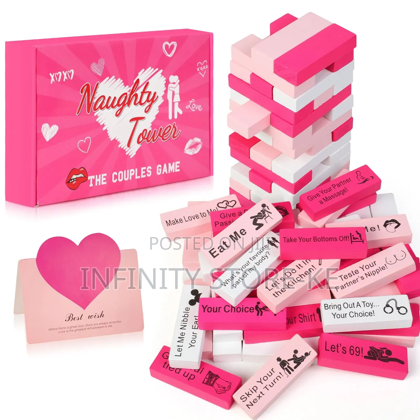 Couples Jenga Blocks/ Jenga Board Games