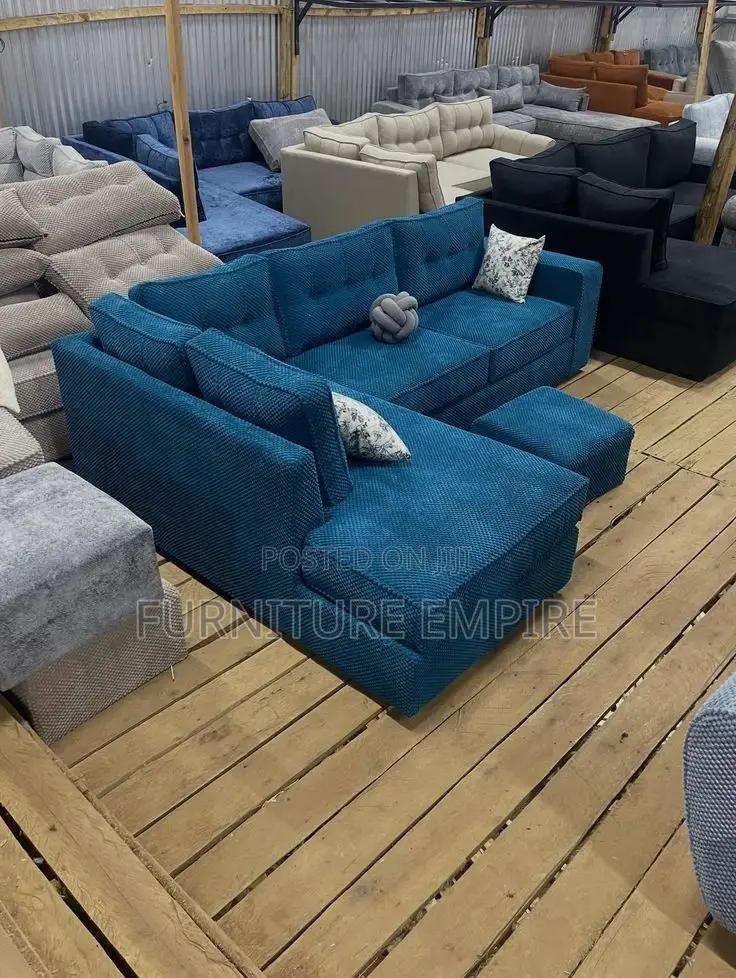 Rustic 6 Seater L Sofa