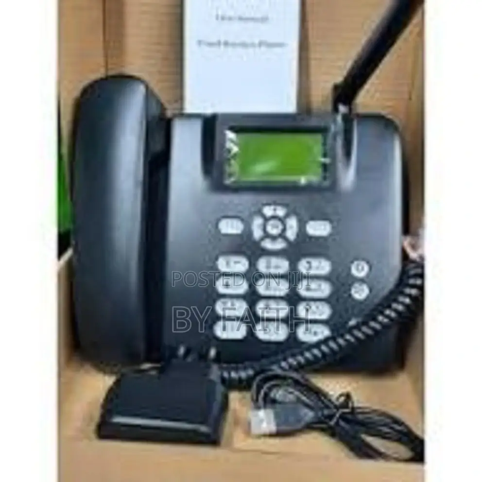 Landline Deskphone 6588 Dual Sim Clear Voice Corded Telephone
