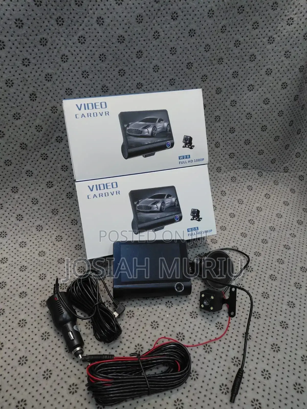 Full Hd 1080p 3-Lens Car DVR Dash Camera