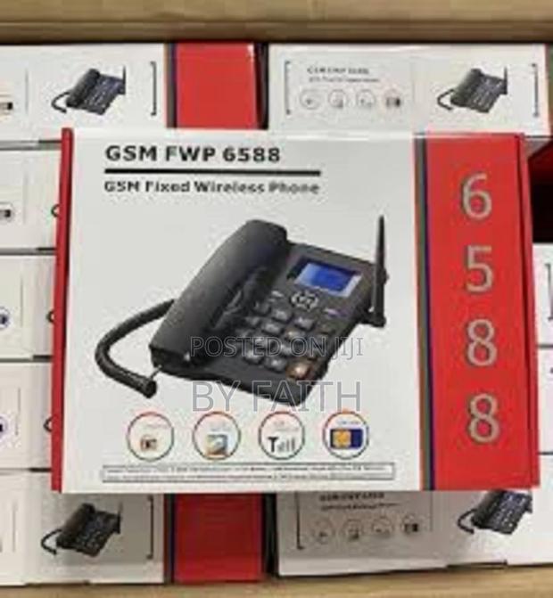 Discounted GSM Deskphone 6588 Fixed Wireless Phone Support Qua-Band - main view