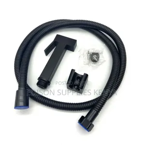 Arabic Shower Black Matte Shattaf Stainless Metal Bidet Spray