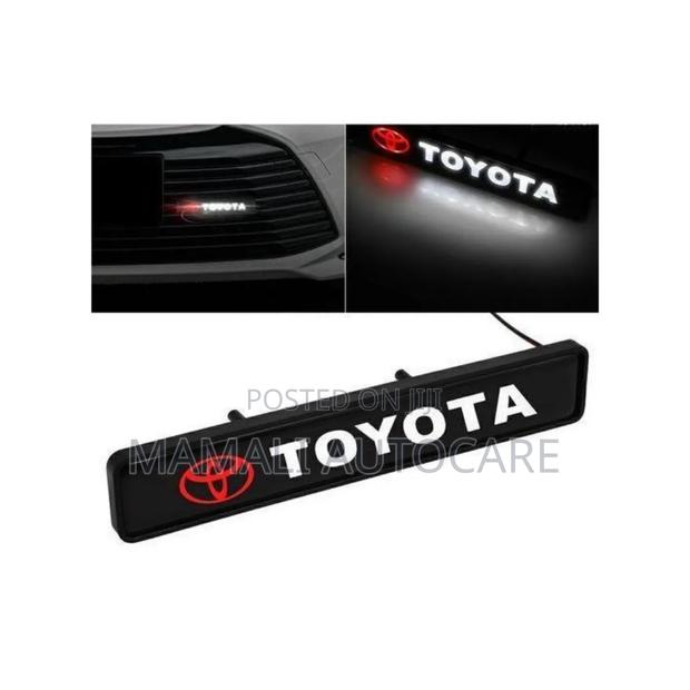 Illuminated Toyota Car Logo Led Emblem