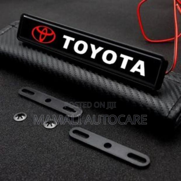 Toyota Led Logo Emblem – Stylish Night Glow