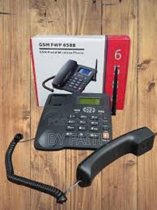 Dual Sim User Friendly GSM Fixed Wireless Desk Phone