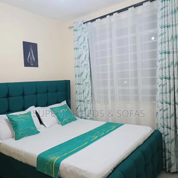 Modern 5 by 6 Upholstered Bed