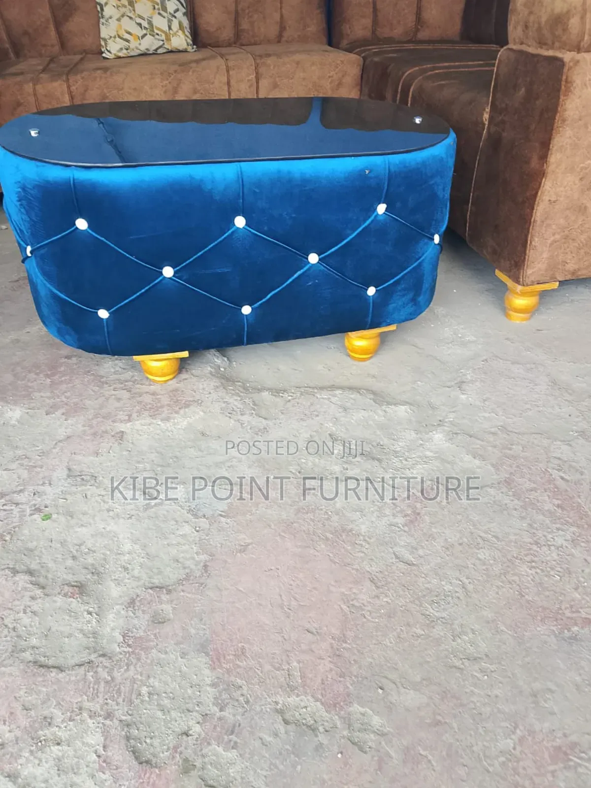 Oval Ottaman Coffee Table Available
