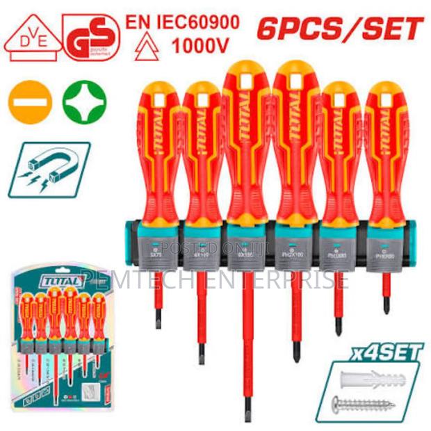 Total Thtis566 6-Piece Insulated Screwdriver Set. - thumbnail 4