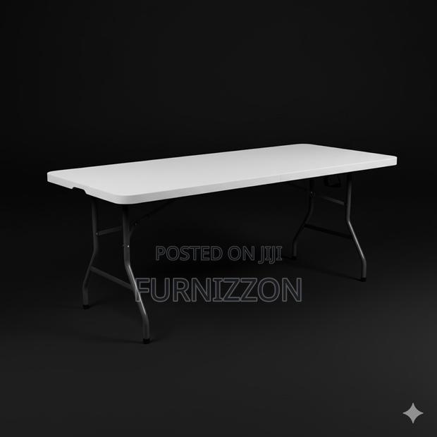 Plastic Rectangular Foldable Table – Lightweight Durable