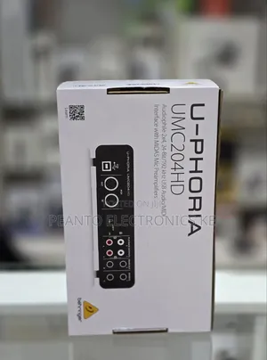 Behringer Umc204hd Audiophile 2x4, 24-bit Khz Usb Audio/Midi Interface