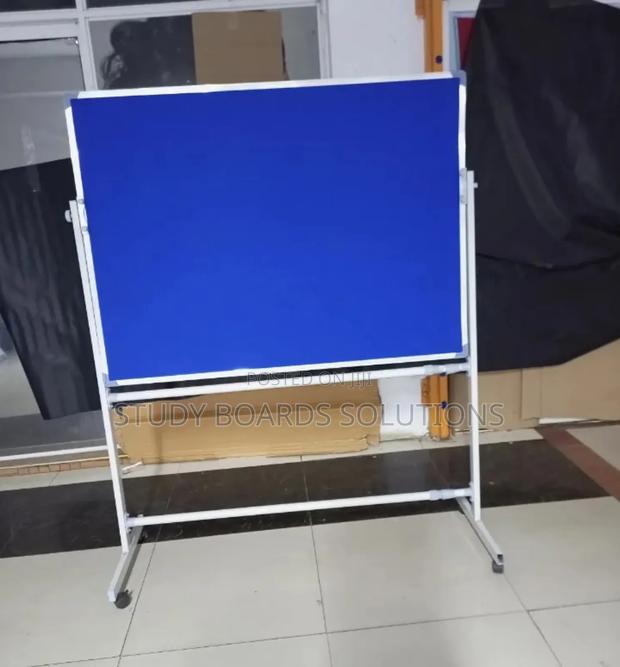 4ftx3ft Notice Boards With Wheeled Stand - main view