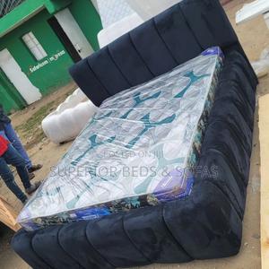 Upholstered Panel Bed Size 5 by 6 - thumbnail 2