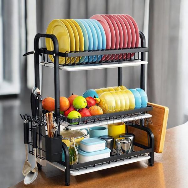 3 Tier Kitchen Dish Rack Countertop Storage Organizer
