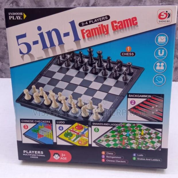 5 in 1 Board Game,Board Game 5in1 - main view