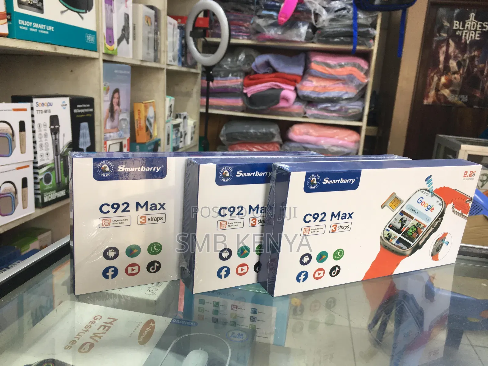 C92 Max Smart Watch With Sim Card, Tiktok, Browser, Playstore