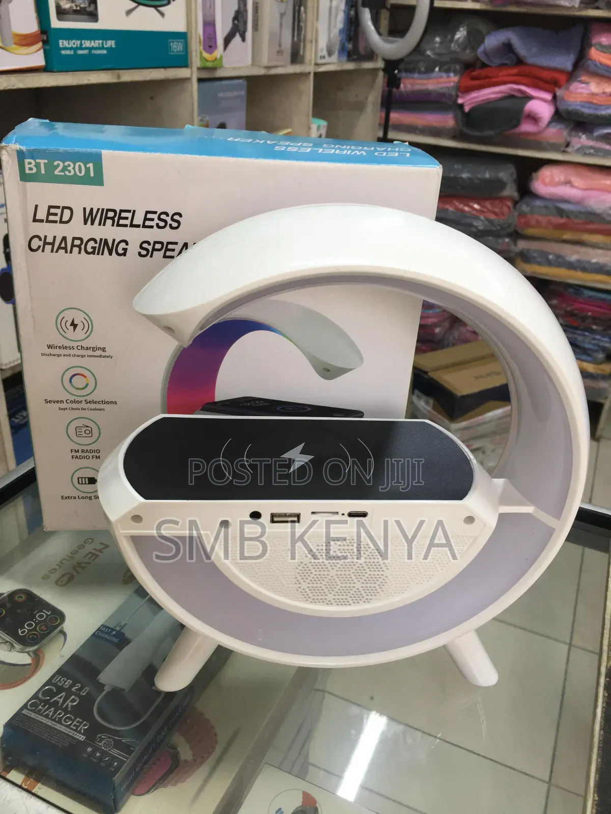 Led Wireless Charging Speaker