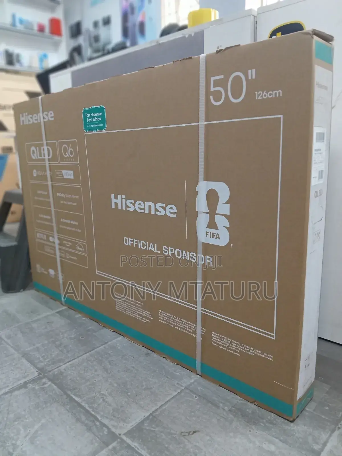 Hisense 50 Inch Qled Smart TV 50q6qken