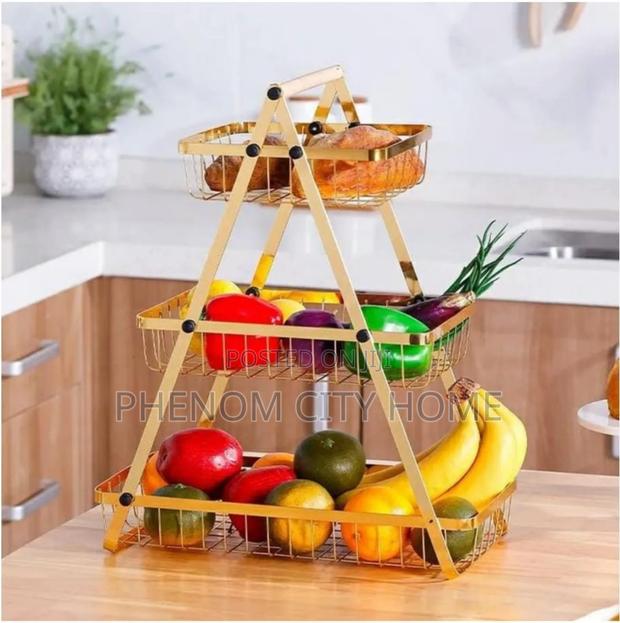 Gold Countertop Fruit Rack - thumbnail 2