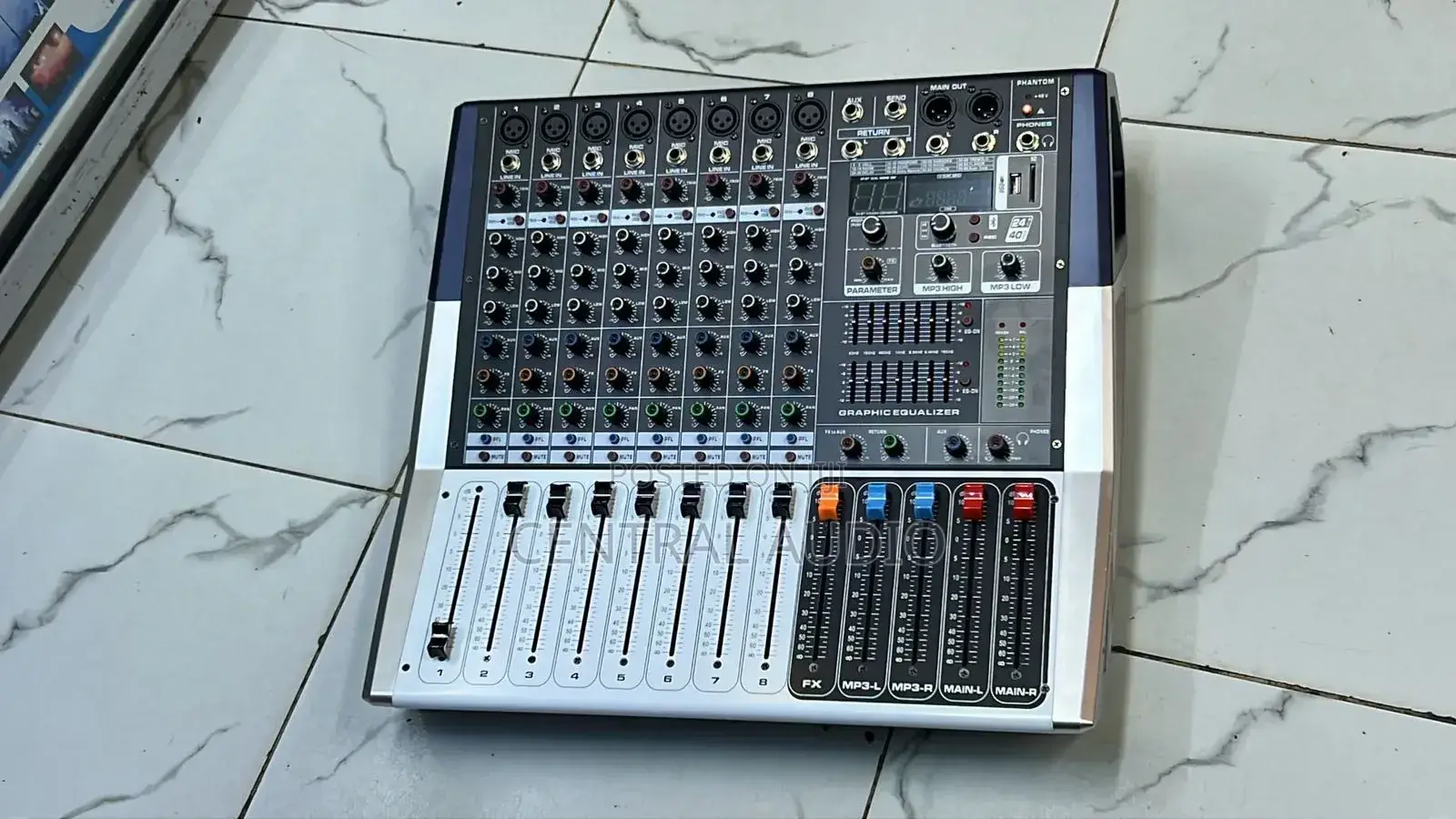 Kv 80 8channel Powered Mixer (Promixer)