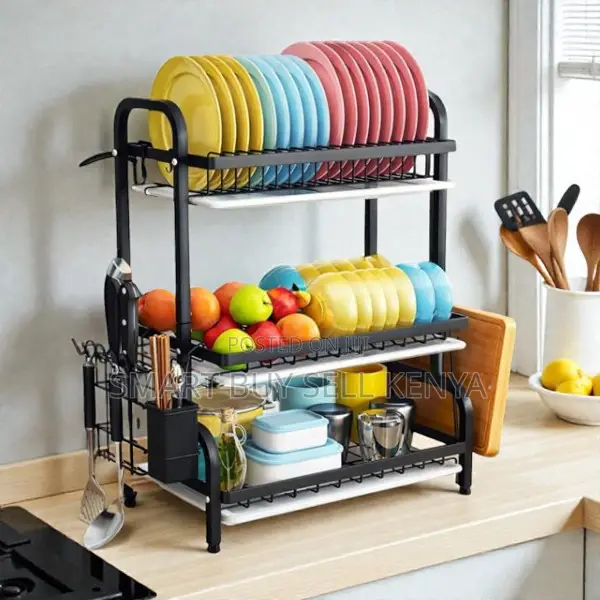 Professional 3 Tier Dish Drying Rack Countertop Organizer