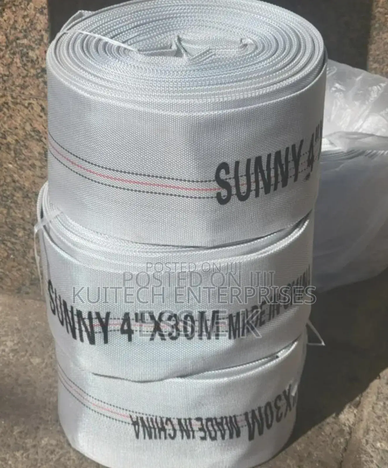 Canvas Pipe 4" by 30m Delivery Pipe