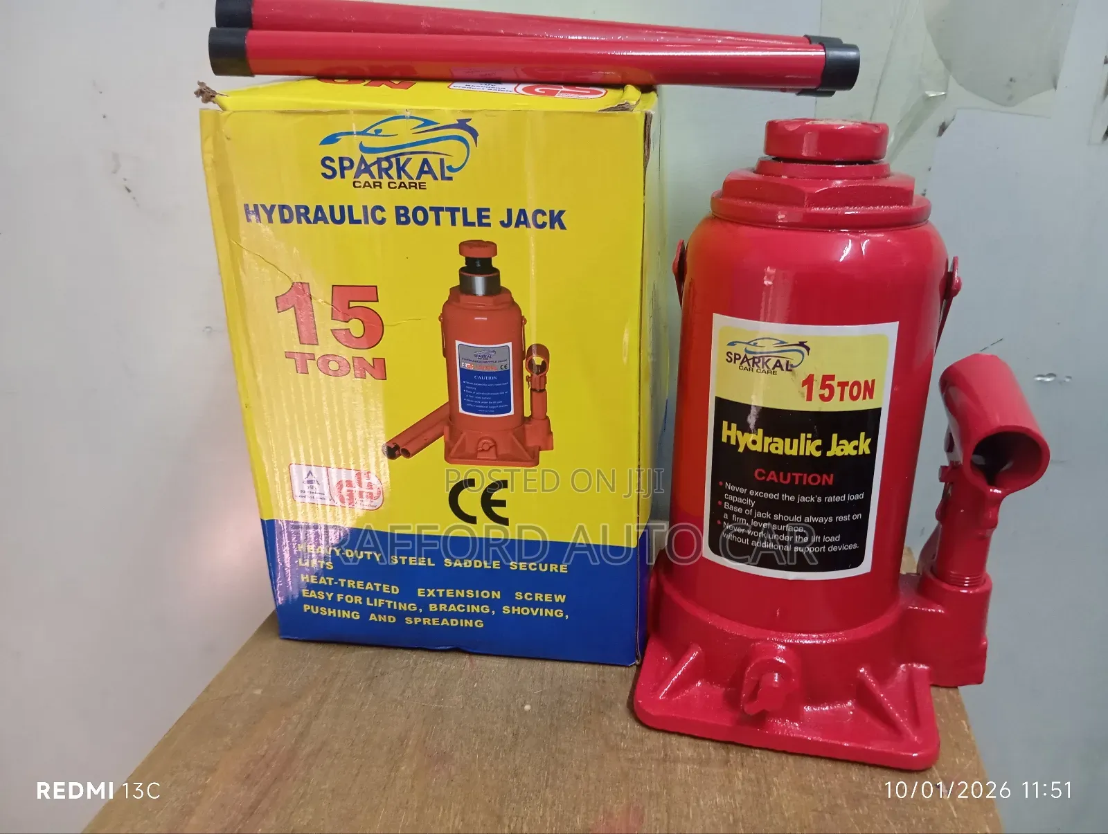 15t Hydraulic Bottle Jack