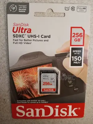 Sandisk Ultra SDXC Uhs-I Card. Camera Memory Cards