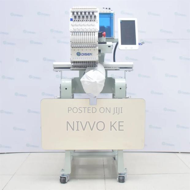Professional Single-Head Embroidery Unit – 9 Needles - main view
