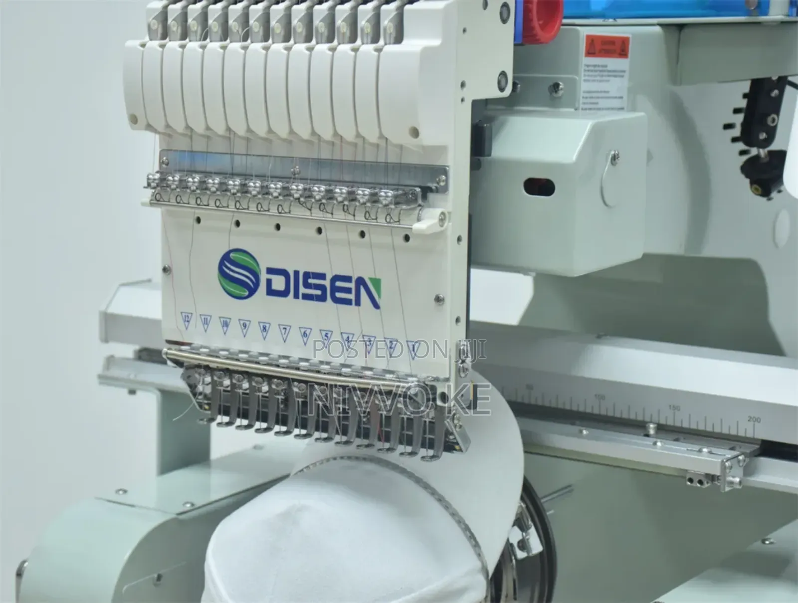Professional Single-Head Embroidery Unit – 9 Needles