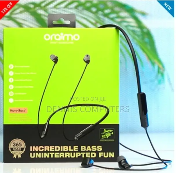 Oraimo Shark4 (Oeb E30d) Wireless Bluetooth Earphones