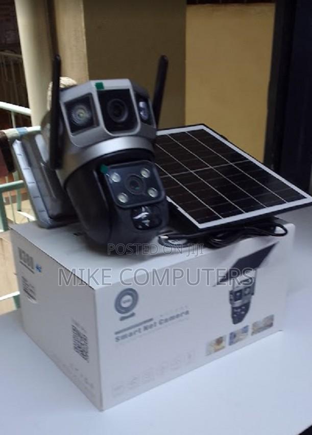 V380 Pro 4mp Dual Lens Solar Panel Security Simcard Camera O - main view