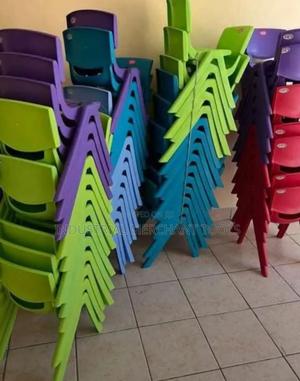 Kids Kindergarten Plastic Chairs-Long Lasting - thumbnail 2
