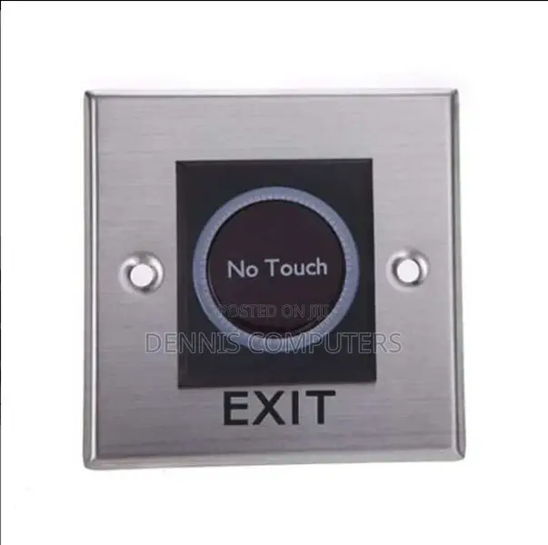 Metallic Exit Button Non Touch