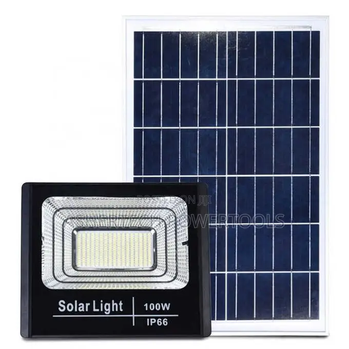 Solar Light 100w Watts Led Dusk to Dawn Solar Power Floodlight