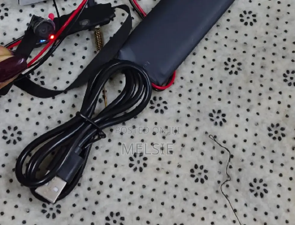 1080p Wi-Fi Pinhole Hidden Camera With Extended Battery Kit