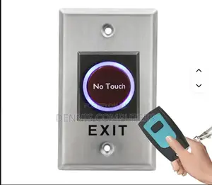 Metallic Exit Button Non Touch