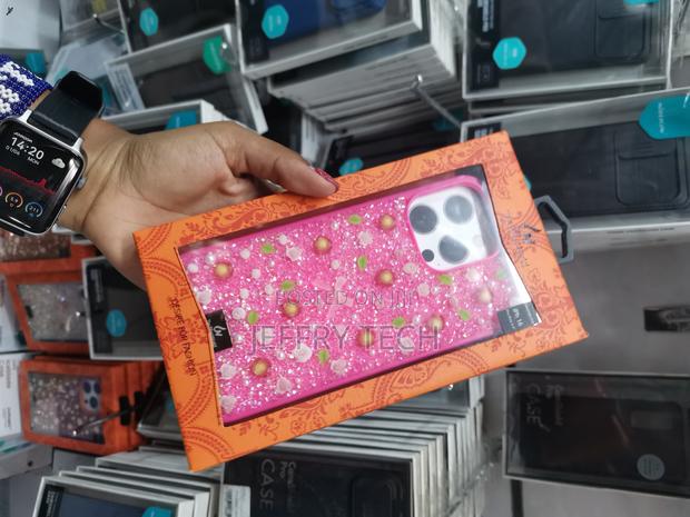 Aeser iPhone 16 Pro Max 3d Sparkle Crystal Rhinestone Floral Case - thumbnail 3